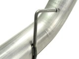 aFe Atlas 5in DPF-Back Aluminized Steel Exh Sys Ford Diesel Trucks 11-14 v8-6.7L td wrinkled blk tip thumbnail 5