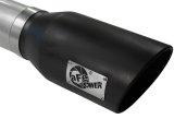 aFe Atlas 5in DPF-Back Aluminized Steel Exh Sys Ford Diesel Trucks 11-14 v8-6.7L td wrinkled blk tip thumbnail 6