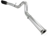 aFe Atlas 5in DPF-Back Aluminized Steel Exh Sys Ford Diesel Trucks 11-14 v8-6.7L td wrinkled blk tip thumbnail 7