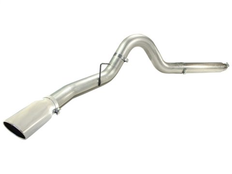 aFe MACHForce XP 5in DPF-Back Stainless Steel Exh Sys, polished tip,Ford Diesel Trucks 08-10 V8-6.4L thumbnail 4
