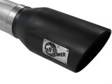aFe MACH Force XP 5in DPF-Back Stainless Steel Exh Sys, Black tip, Ford Diesel Trucks 08-10 V8-6.4L thumbnail 4