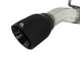 aFe MACH Force XP Exhaust 2.5in Stainless Steel CB/10-13 Chevy Camaro V6-3.6L (td) (gloss blk tip) thumbnail 4