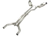 aFe MACH Force XP Exhaust 2.5in Stainless Steel CB/10-13 Chevy Camaro V6-3.6L (td) (gloss blk tip) thumbnail 5