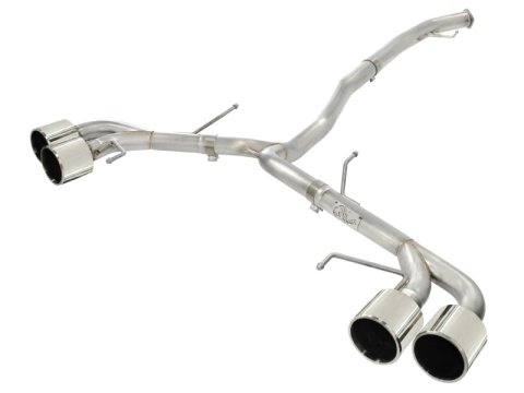 aFe Takeda 3in SS Exhaust Cat-Back 09-14 Nissan GTR V6 3.8L Polished Tips thumbnail 5