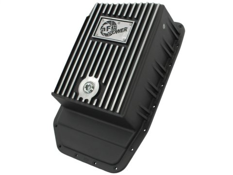 aFe Power Transmission Pan Black Machined 09-14 Ford 6R80 F-150 Trucks thumbnail 1