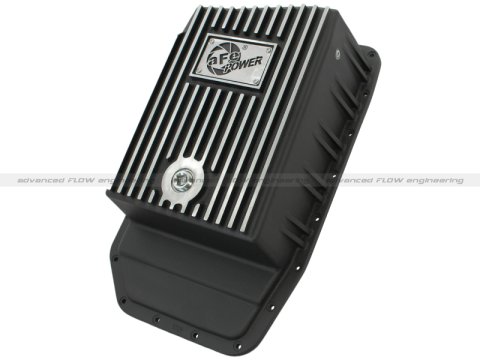 aFe Power Transmission Pan Black Machined 09-14 Ford 6R80 F-150 Trucks thumbnail 2