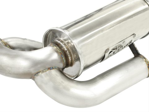 aFe ELITE 05-12 Porsche Boxster S (987.1-987.2) H6 3.4L 304SS Dual Cat-Back w/Dual Polished Tip Exht thumbnail 3