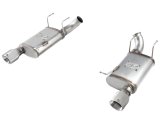 aFe MACH Force XP Exhaust 11-14 Ford Mustang GT V8-5.0L 3in. SS Axle-Back w/Polished Tips thumbnail 2