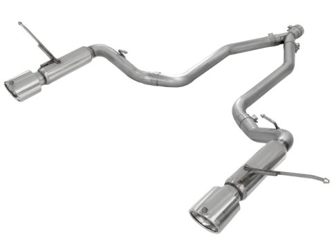 aFe MACH Force XP 14+ Jeep Grand Cherokee V6 3.0L (td) 2.5in DPF-Back 409SS Exhaust w/Resonators thumbnail 1