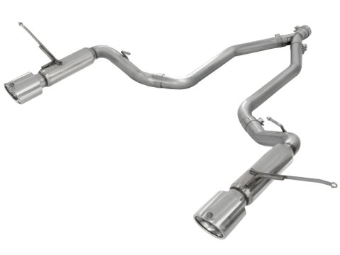 aFe MACH Force XP 14+ Jeep Grand Cherokee V6 3.0L (td) 2.5in DPF-Back 409SS Exhaust w/Resonators thumbnail 2