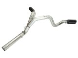 aFe MACH Force XP Exhaust 4inch DP-Back All SS 2011-14 GM Diesel Trucks V8-6.6L LML Black Tips thumbnail 5