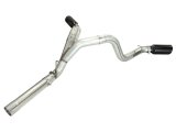 aFe MACH Force XP Exhaust 4inch DP-Back All SS 2011-14 GM Diesel Trucks V8-6.6L LML Black Tips thumbnail 8