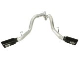 aFe MACH Force XP Exhaust 4inch DP-Back All SS 2011-14 GM Diesel Trucks V8-6.6L LML Black Tips thumbnail 9