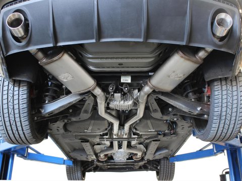 aFe MACH Force XP Exhaust 2.5in Stainless Steel CB/10-13 Chevy Camaro V6-3.6L (td) (polished tip)