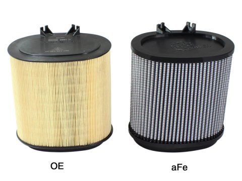 aFe MagnumFLOW OE Replacement Pro DRY S Air Filters 09-12 Porsche 911 (977.2) H6 3.6L/3.8L thumbnail 6