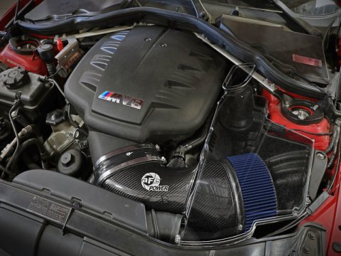 aFe MagnumFORCE Carbon Fiber Air Intake System Stage-2 PRO 5R 08-13 BMW M3 (E9X) V8 4.0L thumbnail 2