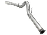 aFe Atlas Exhausts 5in DPF-Back Aluminized Steel Exhaust 2015 Ford Diesel V8 6.7L (td) Polished Tip thumbnail 6