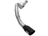 aFe MACH Force XP Exhaust 5in DPF-Back Stainless Steel Exht 2015 Ford Turbo Diesel V8 6.7L Black Tip thumbnail 1