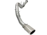 aFe MACH Force XP Exhaust 5in DPF-Back SS Exh 2015 Ford Turbo Diesel V8 6.7L Polished Tip thumbnail 1