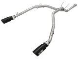 aFe MACH Force XP DPF-Back Exhaust 2.5in SS with Black Tips 2014 Dodge Ram 1500 V6 3.0L EcoDiesel thumbnail 1