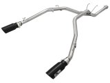 aFe MACH Force XP DPF-Back Exhaust 2.5in SS with Black Tips 2014 Dodge Ram 1500 V6 3.0L EcoDiesel thumbnail 2