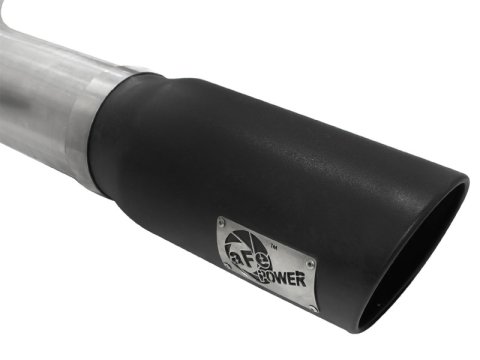 aFe Atlas 5in DPF-Back Aluminized Steel Exh Dodge RAM Diesel 13-14 L6-6.7L Mega Cab w/ Black Tip thumbnail 4