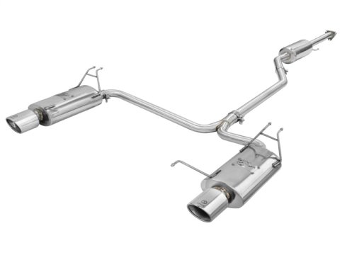 aFe Takeda Exhaust 2.25in to 2in Dia 304SS Cat-Back w/Polished Tips 08-12 Honda Accord Coupe V6 3.5L thumbnail 1