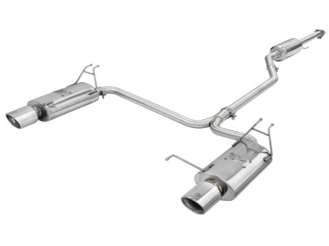 aFe Takeda Exhaust 2.25in to 2in Dia 304SS Cat-Back w/Polished Tips 08-12 Honda Accord Coupe V6 3.5L thumbnail 2