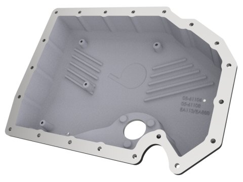 aFe 05-19 VW 1.8L/2.0L w/ Oil Sensor Engine Oil Pan Black POWER Street Series w/ Machined Fins thumbnail 5