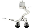 aFe MACH Force XP Exhaust 304SS Cat-Back w/ Black Tips 2008 VW Golf R32 V5 3.2L thumbnail 4