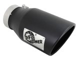 aFe Diesel Exhaust Tip Bolt On Black 4in Inlet x 6in Outlet x 12in thumbnail 2