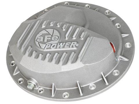 aFe Front Differential Cover (Raw; Street Series); Dodge Diesel Trucks 03-12 L6-5.9/6.7L (td)