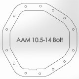 aFe Rear Differential Cover (Raw; Street Series); Dodge Diesel Trucks 03-05 L6-5.9L (td) thumbnail 1