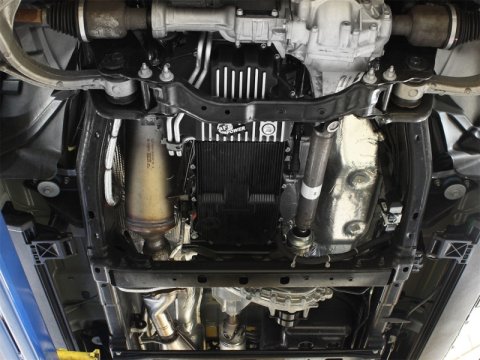 aFe Engine Oil Pan Black Machined; 14-16 Dodge RAM 1500 EcoDiesel 3.0L V6 (td) thumbnail 5