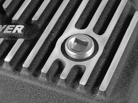 aFe Engine Oil Pan Black Machined; 14-16 Dodge RAM 1500 EcoDiesel 3.0L V6 (td) thumbnail 9