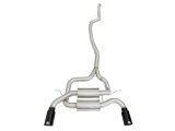 aFe MACH Force XP SS-304 Black Tip 2.5in Dia Cat Back Exhaust 12-14 BMW 335i (F30) 3.0L (t) thumbnail 6