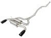 aFe MACH Force XP SS-304 Black Tip 2.5in Dia Cat Back Exhaust 12-14 BMW 335i (F30) 3.0L (t) thumbnail 9