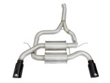 aFe MACH Force XP SS-304 Black Tip 2.5in Dia Axle Back Exhaust 12-15 BMW 335i (F30) 3.0L (t) thumbnail 7