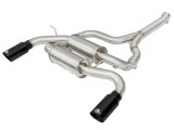 aFe MACH Force XP SS-304 Black Tip 2.5in Dia Axle Back Exhaust 12-15 BMW 335i (F30) 3.0L (t) thumbnail 9