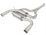 aFe MACH Force XP SS-304 Polish Tip 2.5in Dia Axle Back Exhaust 12-15 BMW 335i (F30) 3.0L (t) thumbnail 3