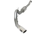 aFe Atlas Exhausts 4in Cat-Back Aluminized Steel Exhaust 2015 Ford F-150 V6 3.5L (tt) Polished Tip thumbnail 2