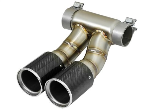 aFe Power 13-14 Porsche Cayman S / Boxster S Carbon Fiber Exhaust Tip Upgrade thumbnail 8