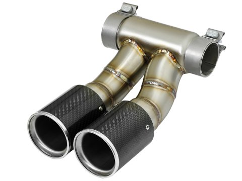 aFe Power 13-14 Porsche Cayman S / Boxster S Carbon Fiber Exhaust Tip Upgrade thumbnail 9