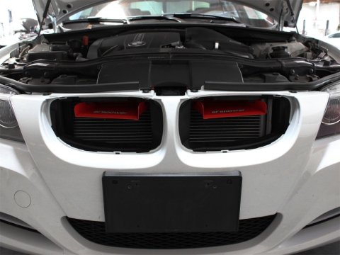 aFe MagnumFORCE Intakes Scoops AIS BMW 335i (E90/92/93) 07-13 L6-3.0L (Red) thumbnail 3