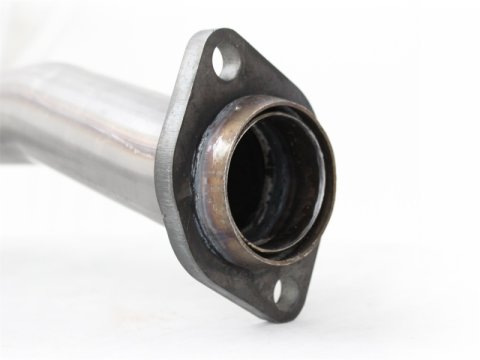 aFe Power Twisted Steel Y-Pipe Stainless Steel 2.5in 12-14 Jeep Wrangler V6 3.6L thumbnail 4