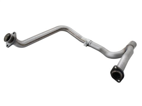 aFe Power Twisted Steel Y-Pipe Stainless Steel 2.5in 12-14 Jeep Wrangler V6 3.6L thumbnail 5