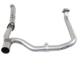 aFe Power Twisted Steel Loop Delete D/P & Y-Pipe SS 2in/2.5in 12-14 Jeep Wrangler (JK) V6 3.6L thumbnail 1