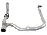 aFe Power Twisted Steel Loop Delete D/P & Y-Pipe SS 2in/2.5in 12-14 Jeep Wrangler (JK) V6 3.6L thumbnail 2