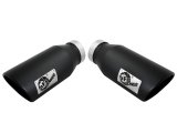 aFe Diesel Exhaust Tip Bolt On Black 4in Inlet x 6in Outlet x 15in thumbnail 1