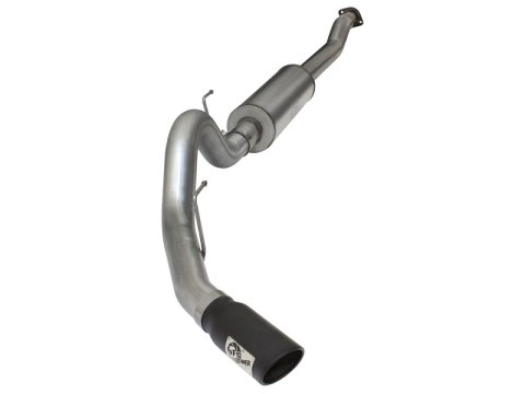 aFe MACH Force XP SS Exhaust 4in Cat-Back w/ Black Tip 2015 Ford F-150 EcoBoost V6 2.7/3.5Ltt